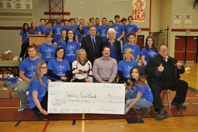 Cards Do It – Largest Single Donation to the Sudbury Food Bank for a Five Day Drive
