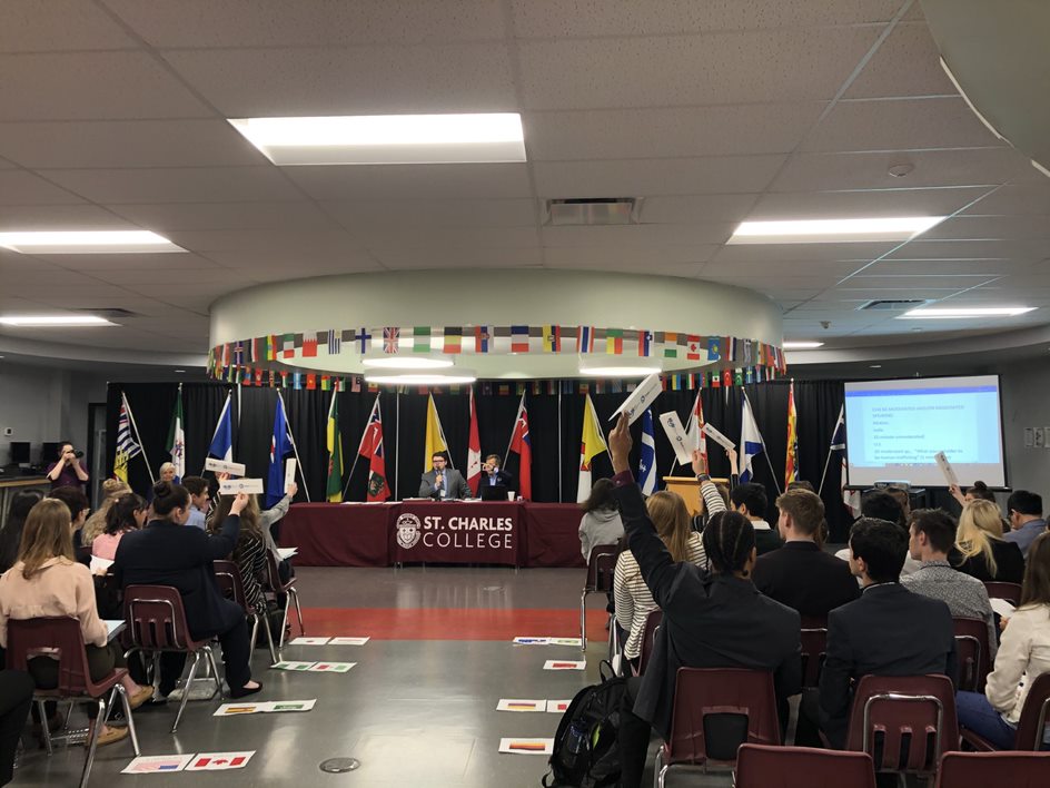 Students Participate in First Ever SCDSB Model UN Conference