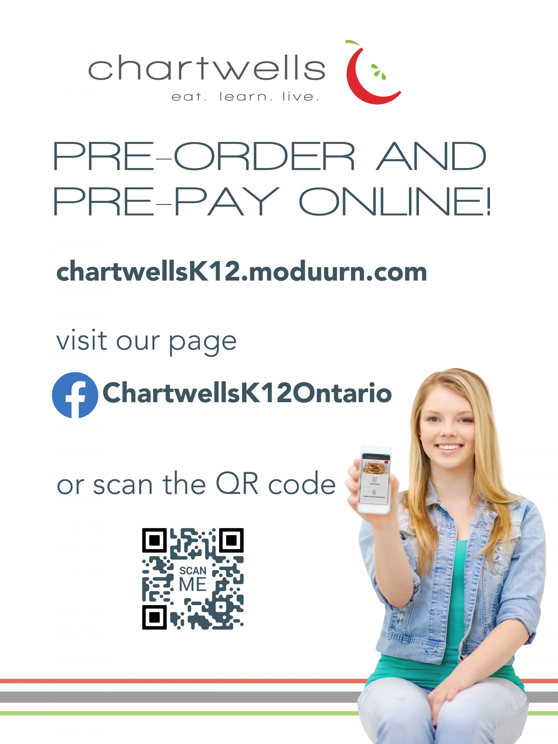 Pre-Order and Pre-Pay Online with Chartwells!