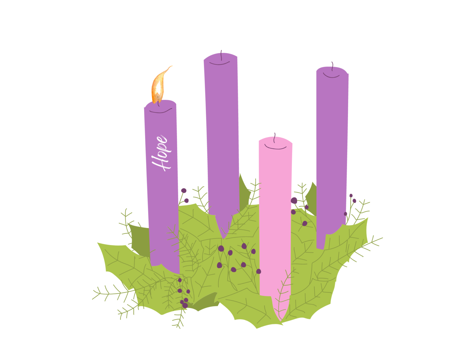 First Sunday of Advent The Candle of Prophecy / Symbolizing Hope St. Charles College